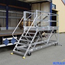 QUAI MOBILE DE CHARGEMENT  POUR CAMION-PLATEAU 3 METRES  MODELE ULTRALU ROUE  LARGE   