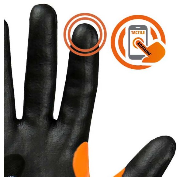 Gant Duranit-Ultra Tactile avec renfort pince (pouce/index)