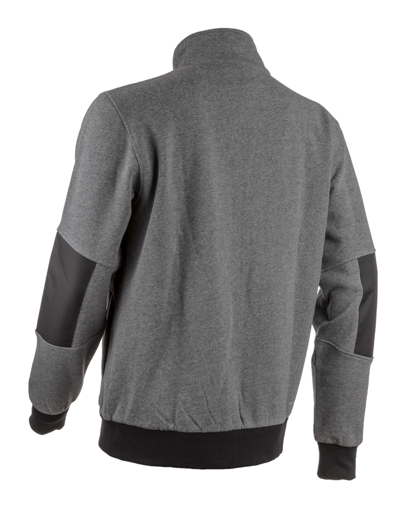 Veste molleton gris chiné Mikan 300gr