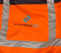 Parka 4 en 1 hv orange marine COPREMAT couleurs cœur + dos / parka + gilet intérieur