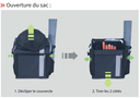 Sac à dos électricien 35 L 39X44X20cm - Poly 1200 D (sur cde)