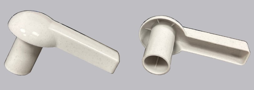 Capuchon pour piquet porte lanterne Diam 14mm en plastique biosourcé -Gris (carton de 250 pièces)