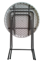 Table Haute Mange debout pliante polyéthylène 81.3x110cm