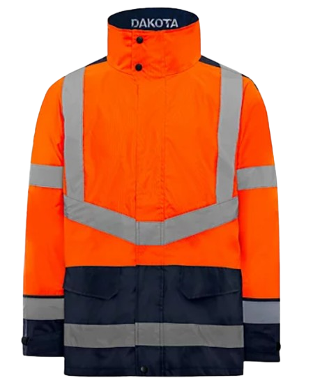 Parka 4 en 1 HV homme BRODERIE cœur entité BREZILLON Nom Prénom + TRANSFERT dos entité BREZILLON (parka+gilet int.)