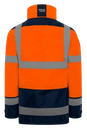 Parka 4 en 1 HV homme BRODERIE cœur entité BREZILLON Nom Prénom + TRANSFERT dos entité BREZILLON (parka+gilet int.)