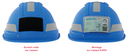 Porte badge velcro adaptable sur casque Kara - Brennus - Idra