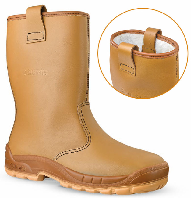 Botte cuir fourrée Jalartic