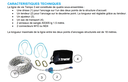 Ligne de vie temporaire Tempo 3 - sangle 18M - 3 personnes
