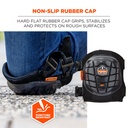Genouillères légères gel ProFlex 357 - Coque rigide courte