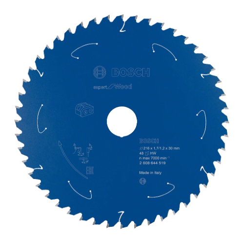 Expert Bois battery-powered miter saw blade 216x30x1.7mm - 48D