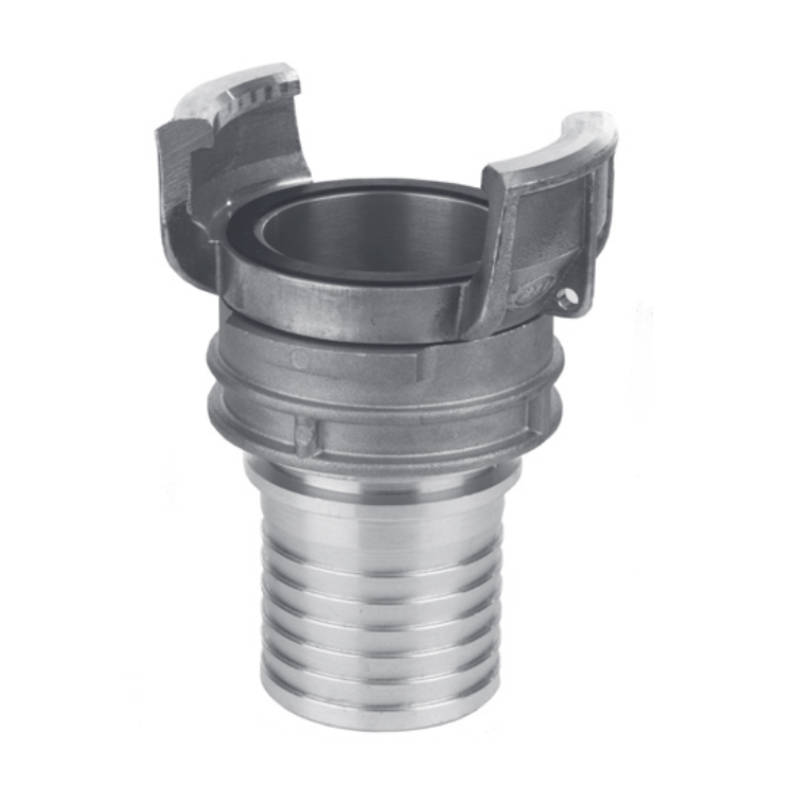 Raccord type pompier avec verrou D.80 - Douille annelée 76 mm