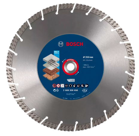 Disque diamant Multi-materiaux EXPERT 350x20/25.40x3.3x15mm