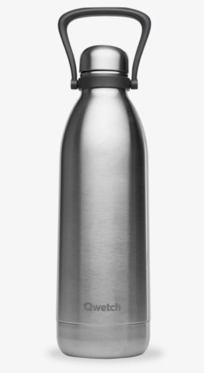 Bouteille isotherme double paroi QWETCH (16h chaud / 48h froid) 1500mL avec poignée
