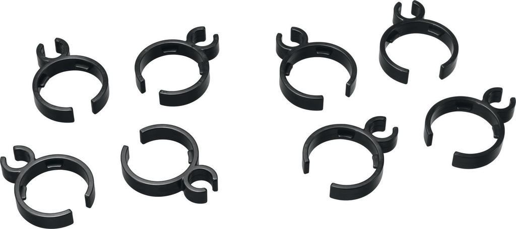 Collier de tuyau aspirateur pour lier au câble d'alim machine (lot de 8)