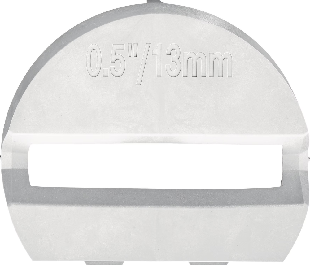 Carter pour le meulage des chanfreins dans les arêtes de béton avec DGH 130