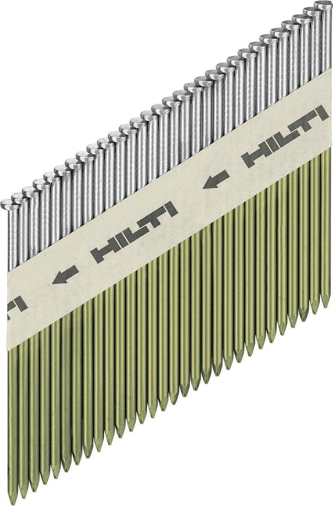 Clou gaz GX-WF 70x2,8 D 34 lisses brillants - Lot de 3000