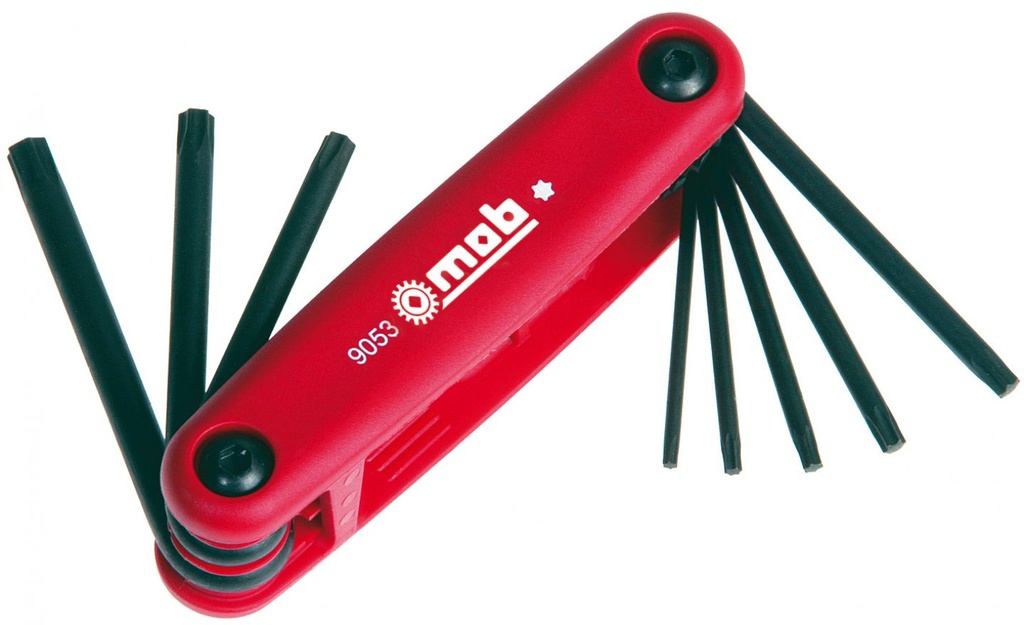 Set of 8 Torx keys on Protanium mount