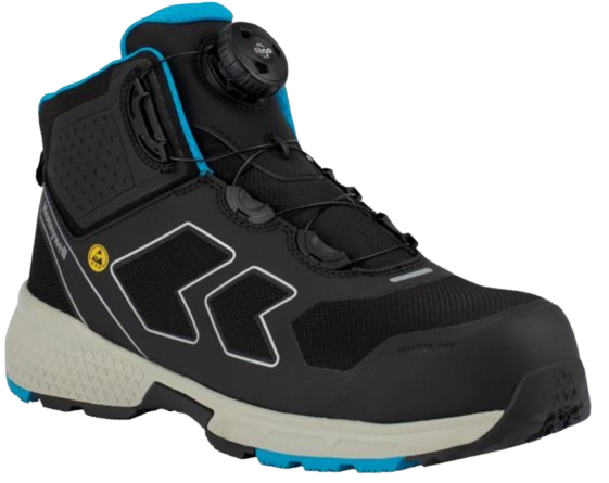 Chaussure haute laçage Fitgo (type BOA) RUNNER MID BLUE FITGO - S3 HI CI SRC ESD