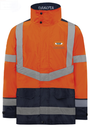Parka 4 en 1 HV BY BAT ILE DE FRANCE respirant (paquetage)
