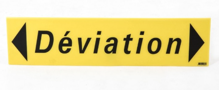Panneau KD22 alvéolaire 800x200 DEVIATION