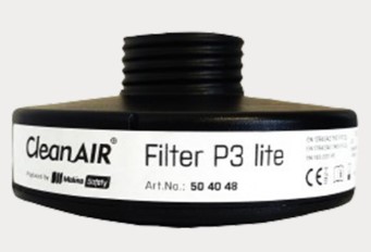 Filtre P3 Lite din 40 pour CleanAIR Chemical 2F (carton de 20)