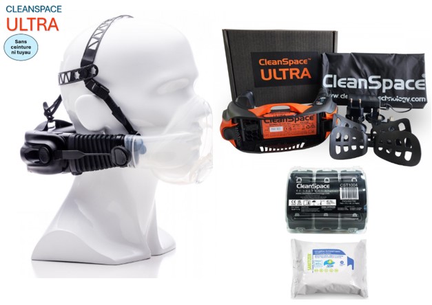 Kit de démarrage – Demi Masque à ventilation assistée CleanSpace ULTRA