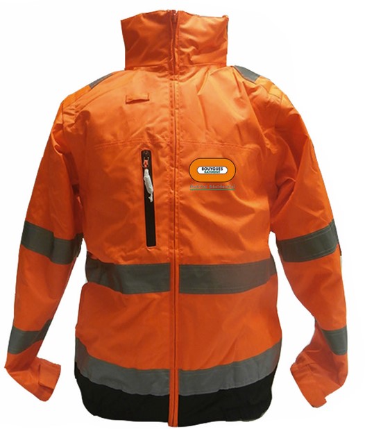 Orange warm hv vest BY BAT HABITAT RESIDENTIEL (on order)