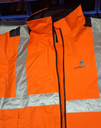 Parka 4 en 1 hv orange marine COPREMAT couleurs cœur + dos / parka + gilet intérieur