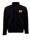 Veste polaire zippée 300gr noire brodée BY BAT ILE DE FRANCE + logo chantier Team Le Bourget dos