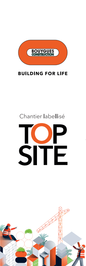 Winflag TOPSITE 700x2300 avec 1 Mât et 1 pied