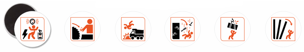 Kit OBEYA TP - Lot de 6 aimants Risques Majeurs (sur cde)