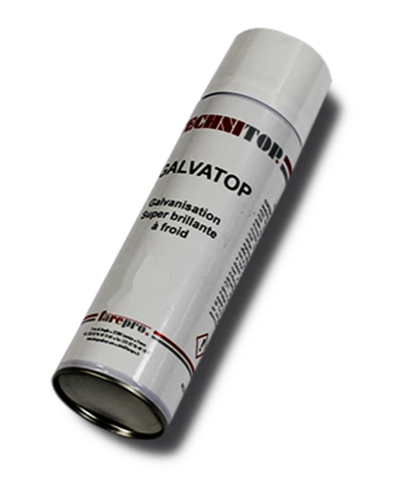 Bombe aérosol galvanisation brillante à froid 650ml sans CMR