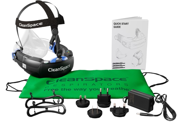 Kit de démarrage CleanSpace WORK (incluant MOTEUR + 1/2 masque) 