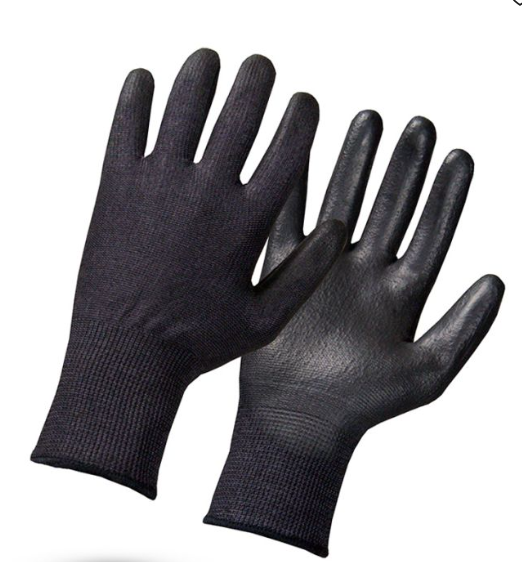 Gant anti coupure fin et durable noir BLACKTACTIL