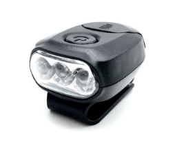 Lampe frontale LED USB clipsable