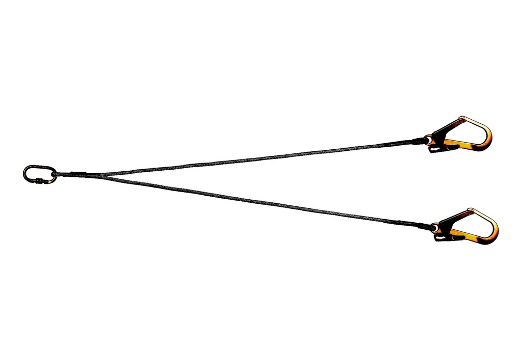 Longe drisse fourche 1,50m sans absorbeur - LDF 11 1.5-10-53-53