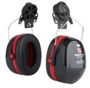 Coquilles antibruit Optime III, noir/rouge H540P3E-413-SV - 34dB