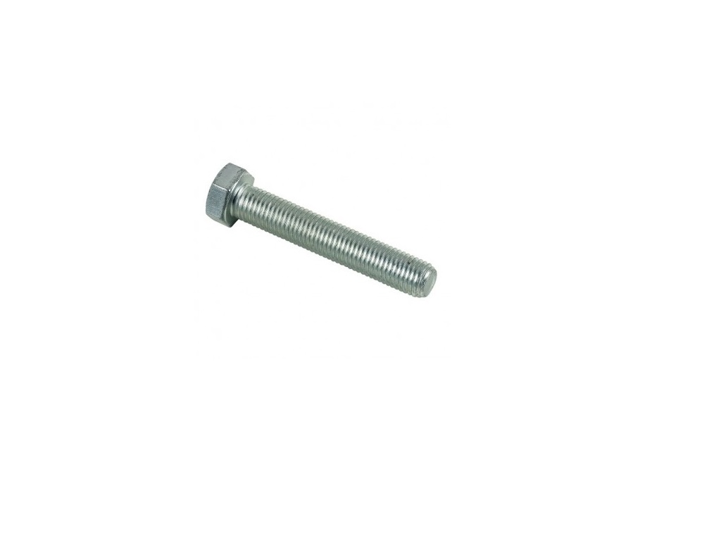 Vis métaux TH M10x30 zinguée - Filetage sous tête (Boite de 200)