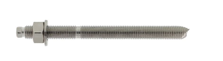 MAXIMA M10x130 threaded rods, A4 stainless steel (box of 10) + HEX installation accessories