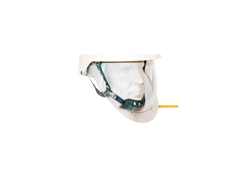 Bubble screen for Idra 2 helmet