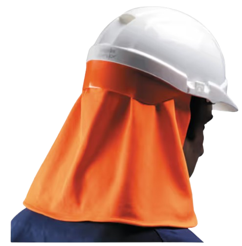 SUN CAPE orange anti-UV neck protector