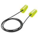 Bouchons d'oreilles jetables X-FIT avec cordelette SNR 37dB (Boite de 100 paires)