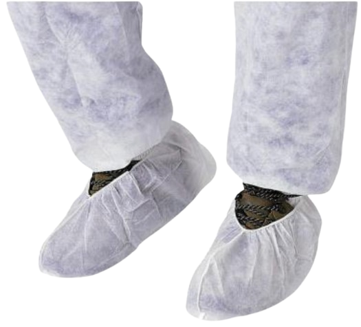 On disposable shoes (Box of 250 pairs)