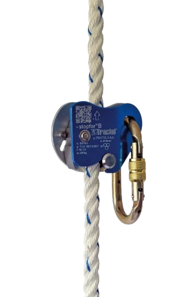 Coulisseau antichute Stopfor B pour cordage Diam.  14