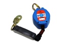 Blocfor 6m fall arrester strap reel with ESD dissipator - 1 M10 screw carabiner 1 M47 carabiner