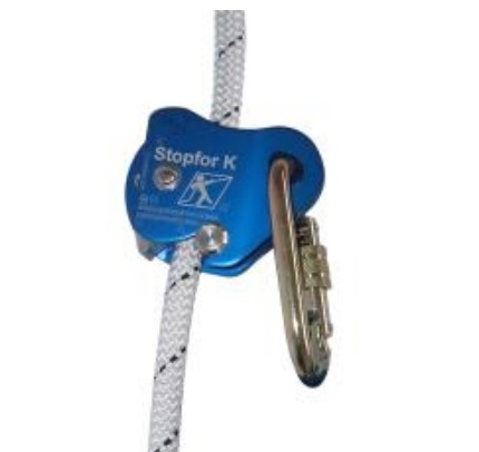 Stopfor K 100kg fall arrester for Diam. 11mm halyard rope