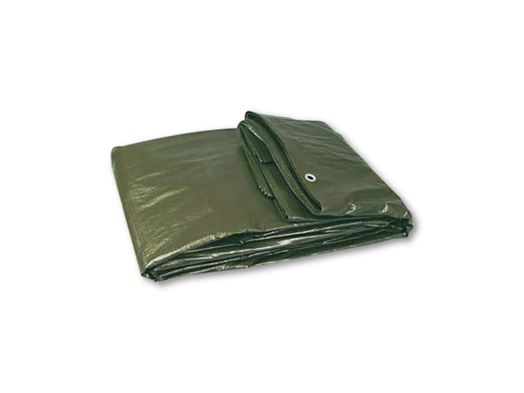 4x5m polyethylene tarpaulin with eyelets