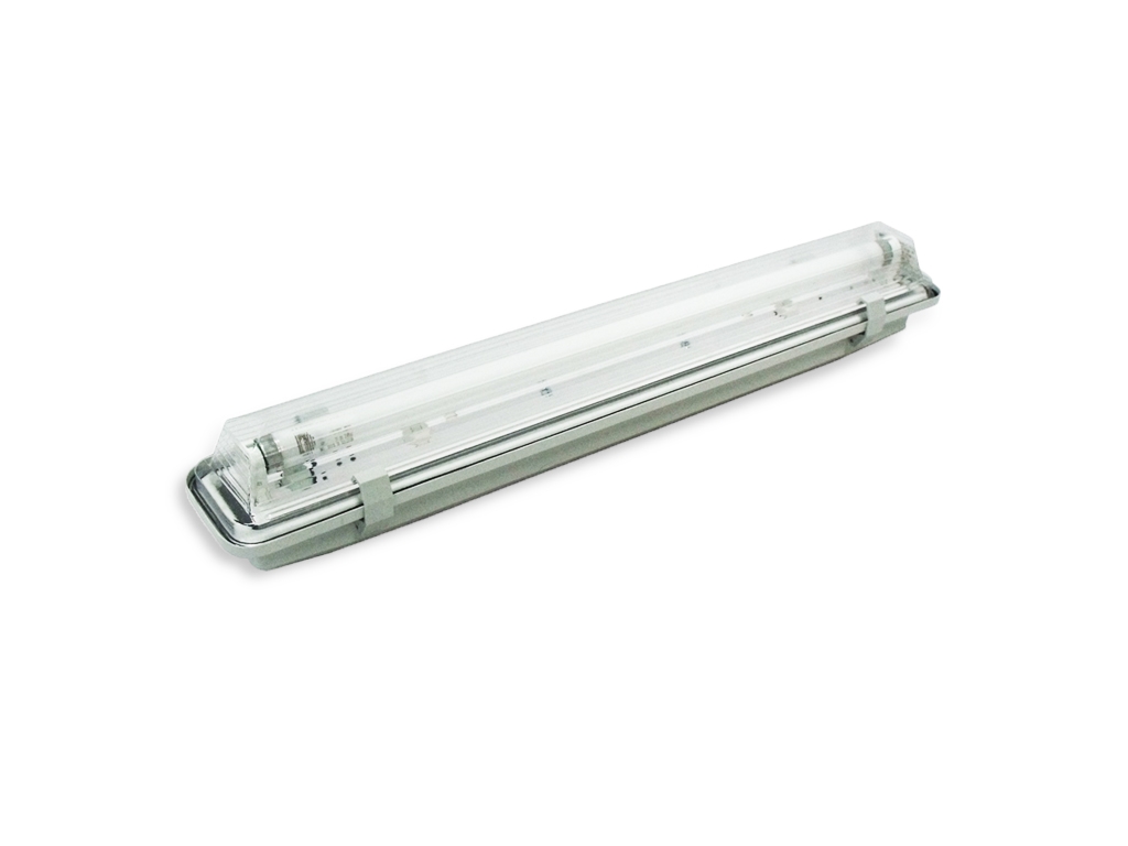 Waterproof strip 1x36 W Lg. 1.20 with tube + cable