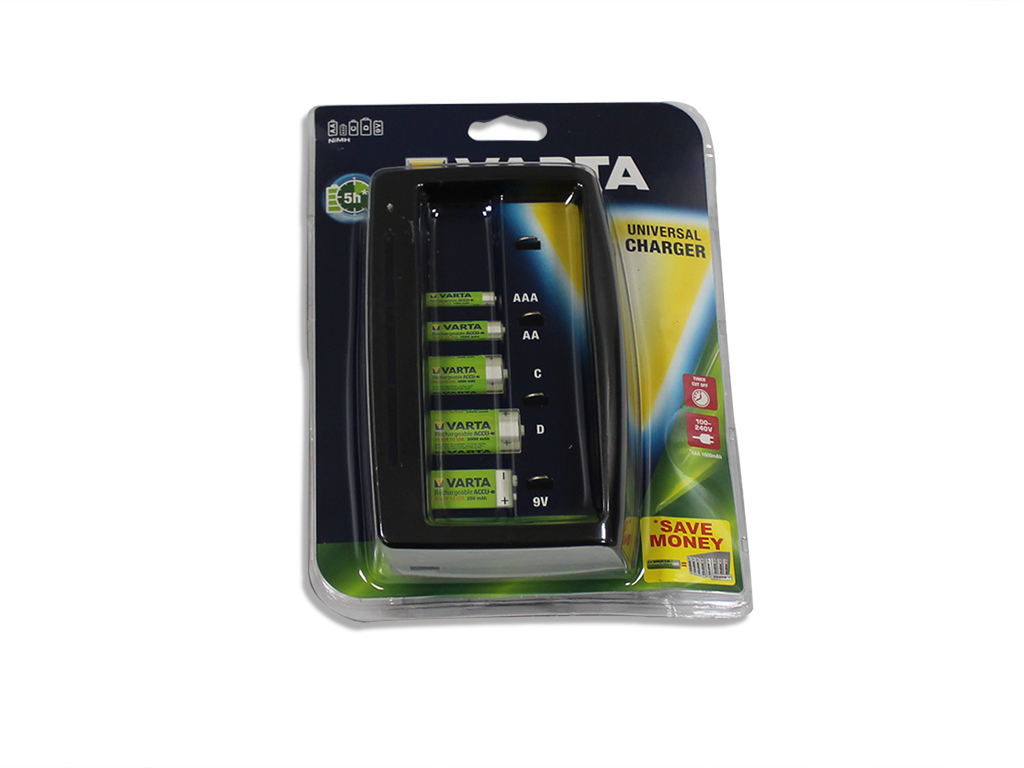 Universal charger for rechargeable batteries