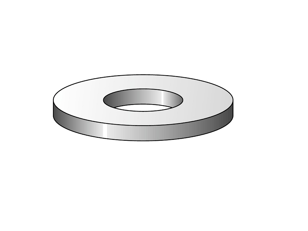 WASHER 8 8.4X16X1.6 ZN A4 2 -2184556